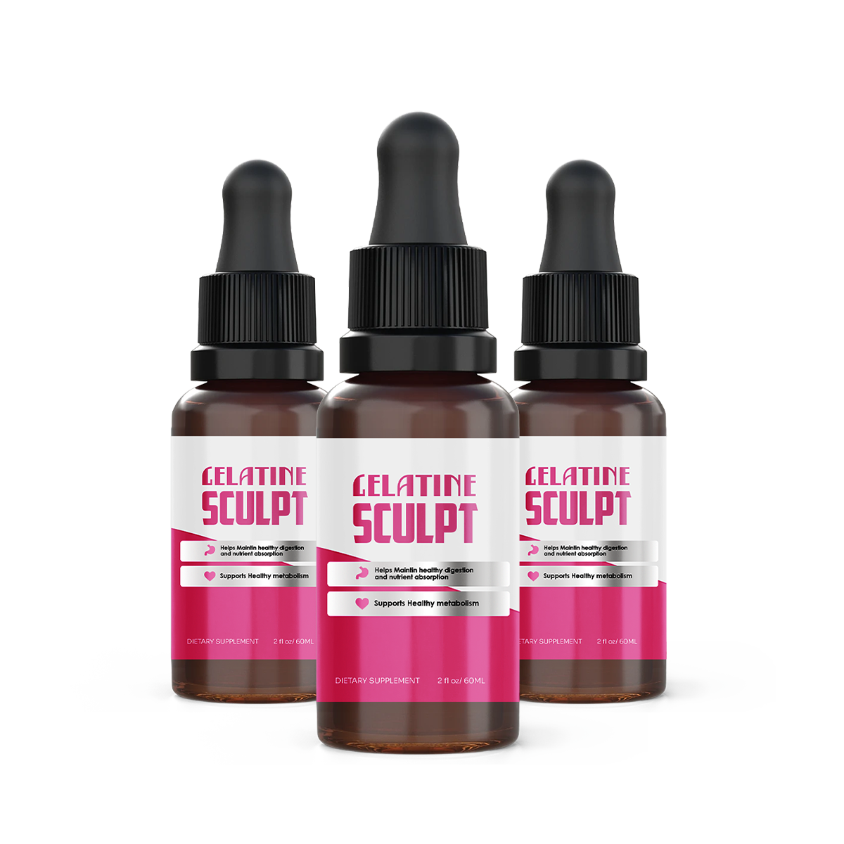 Gelatine Sculpt 3 bottle package