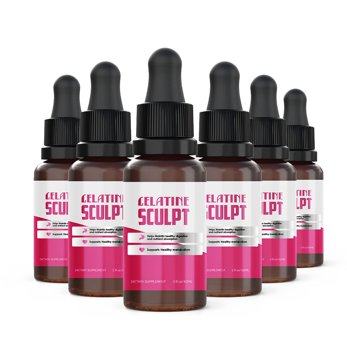 6 bottles Gelatine Sculpt