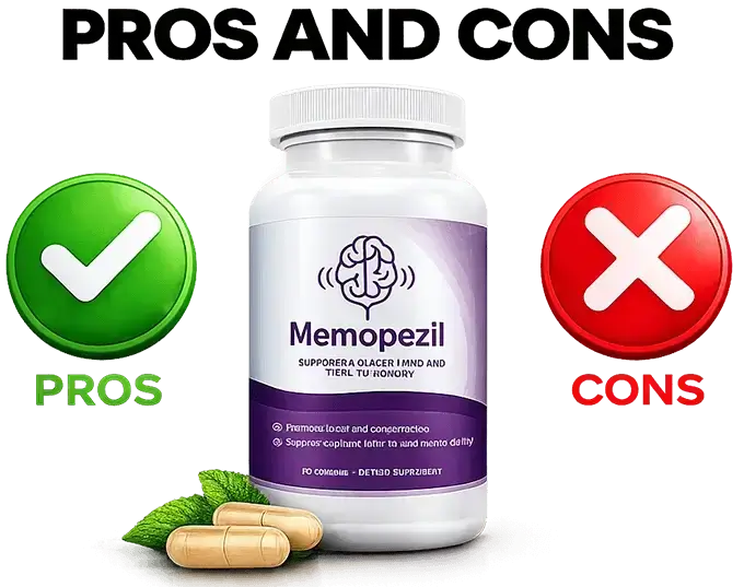 Memopezil pros and cons visual