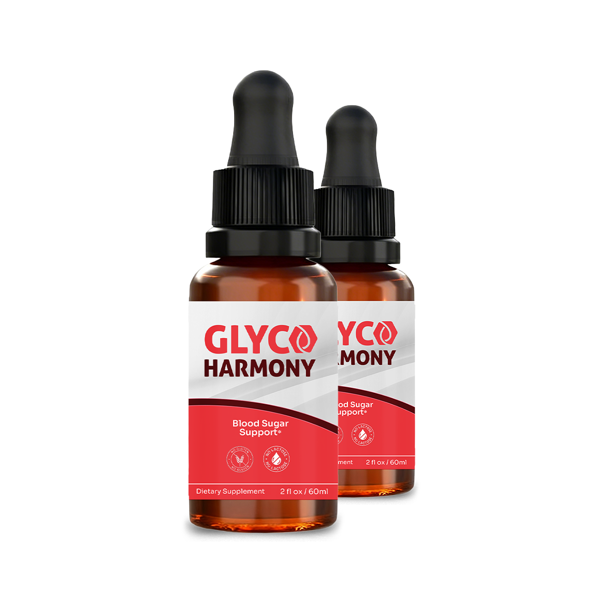 Two GlycoHarmony bottles