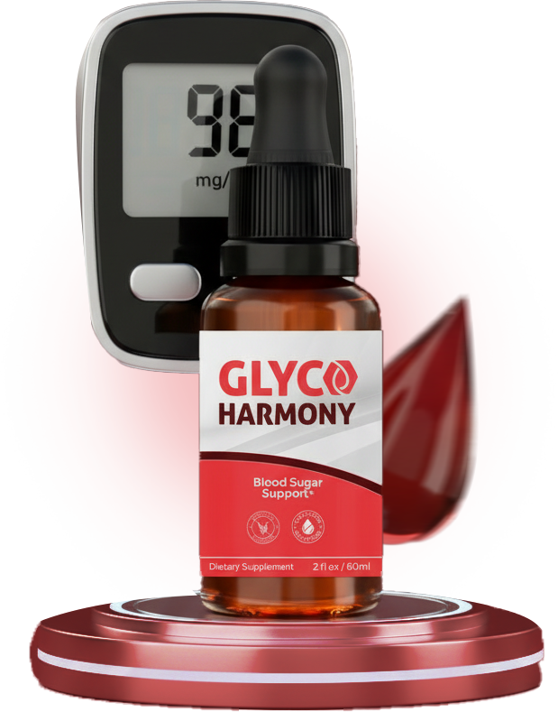 GlycoHarmony liquid dietary supplement bottle