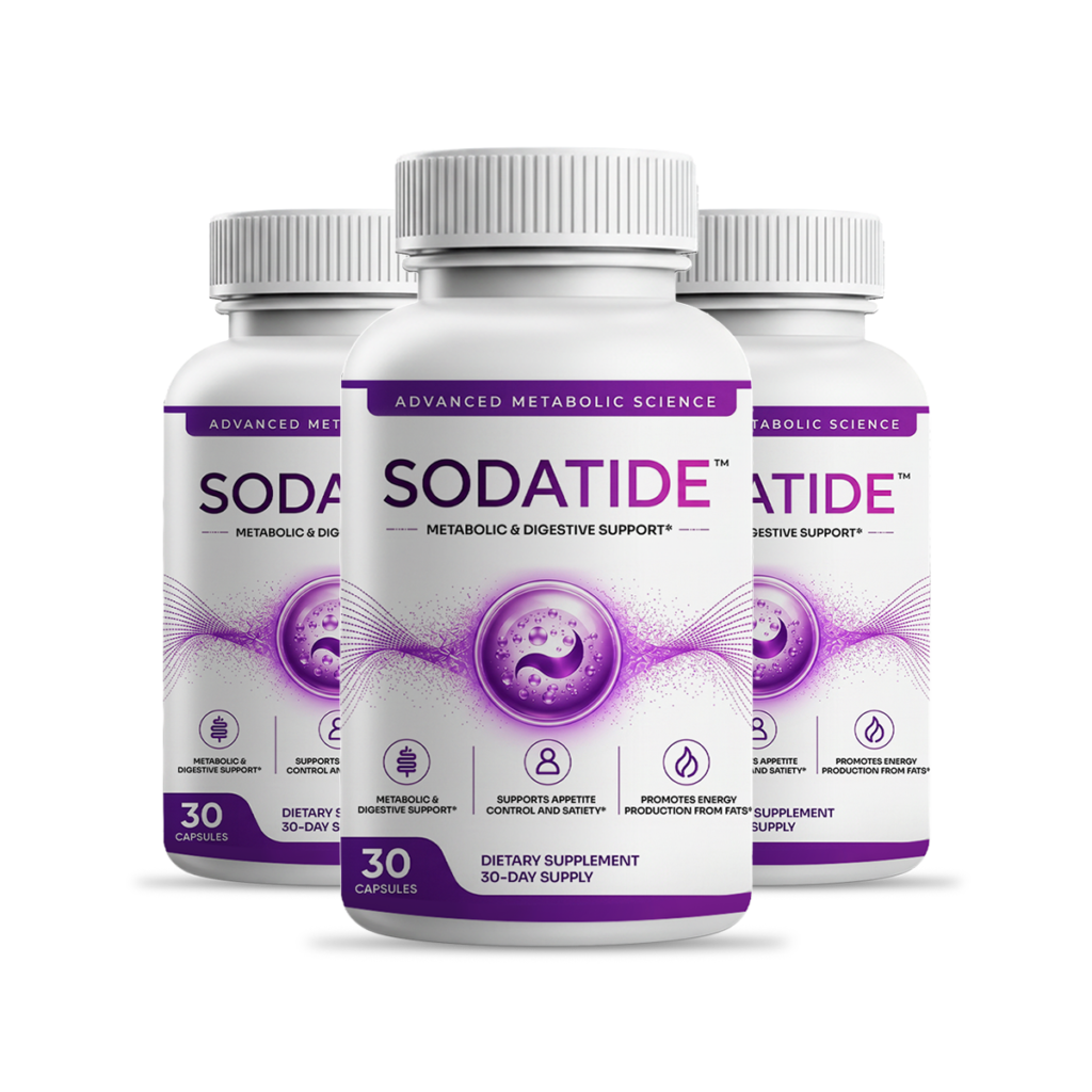 3 bottles of Sodatide