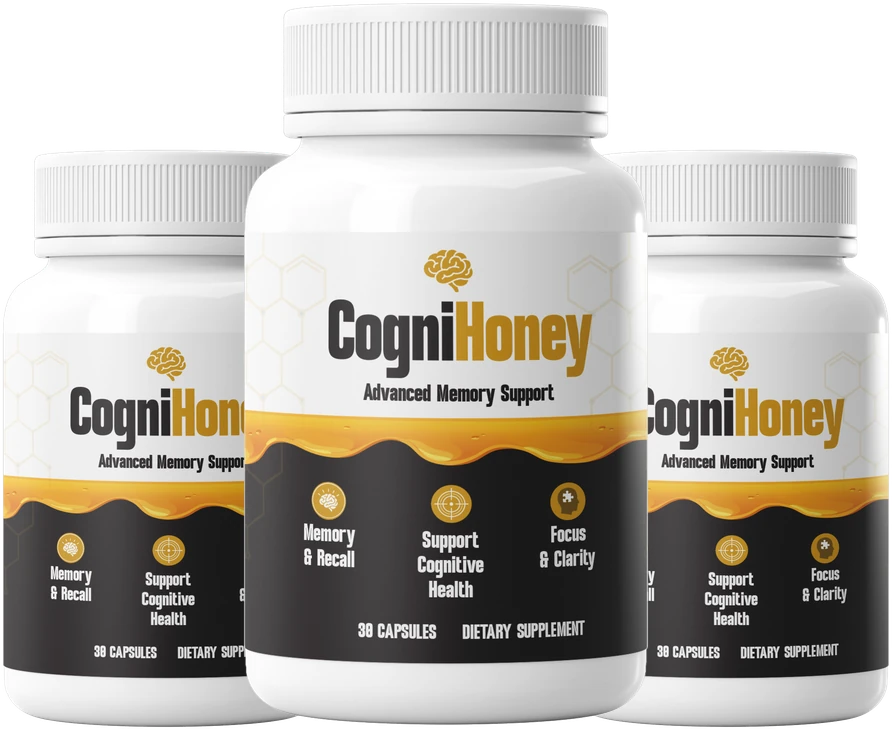 CogniHoney multi-bottle bundle presentation