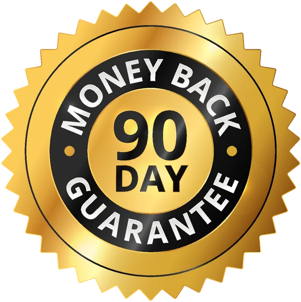 MemoFlow 90-day money-back guarantee seal