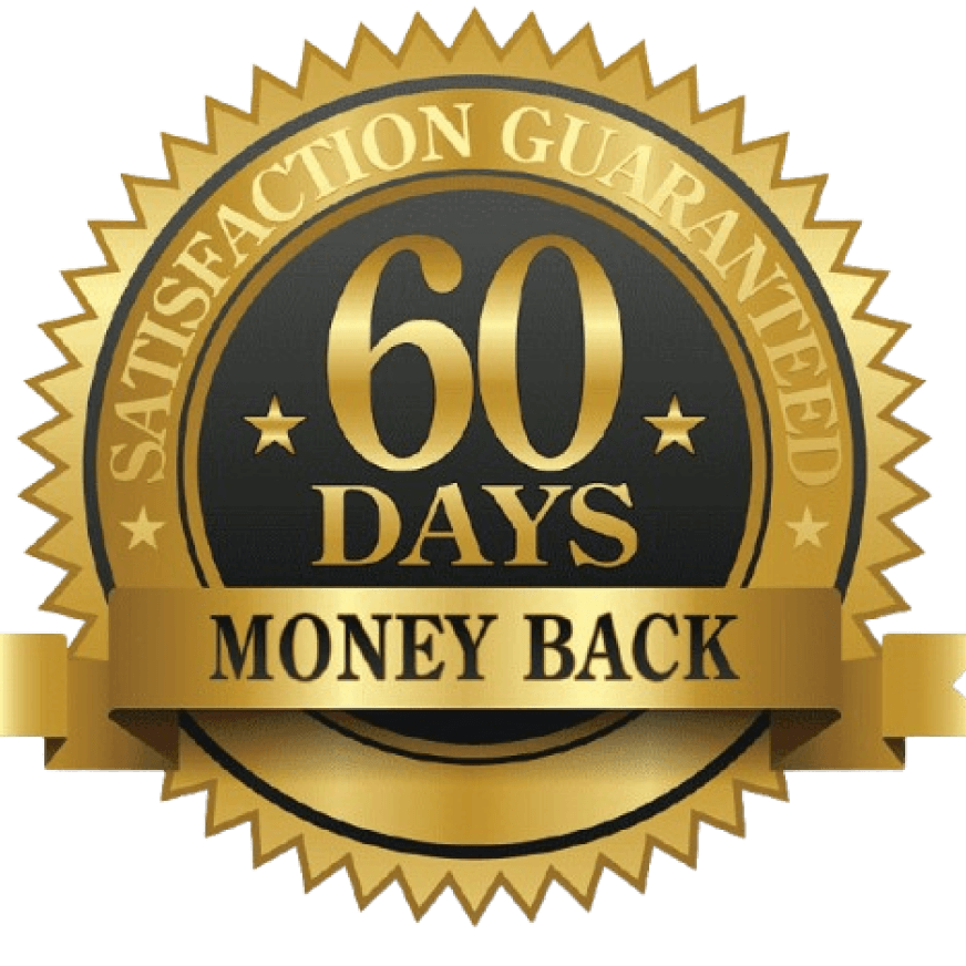 60 day satisfaction guaranteed money back seal